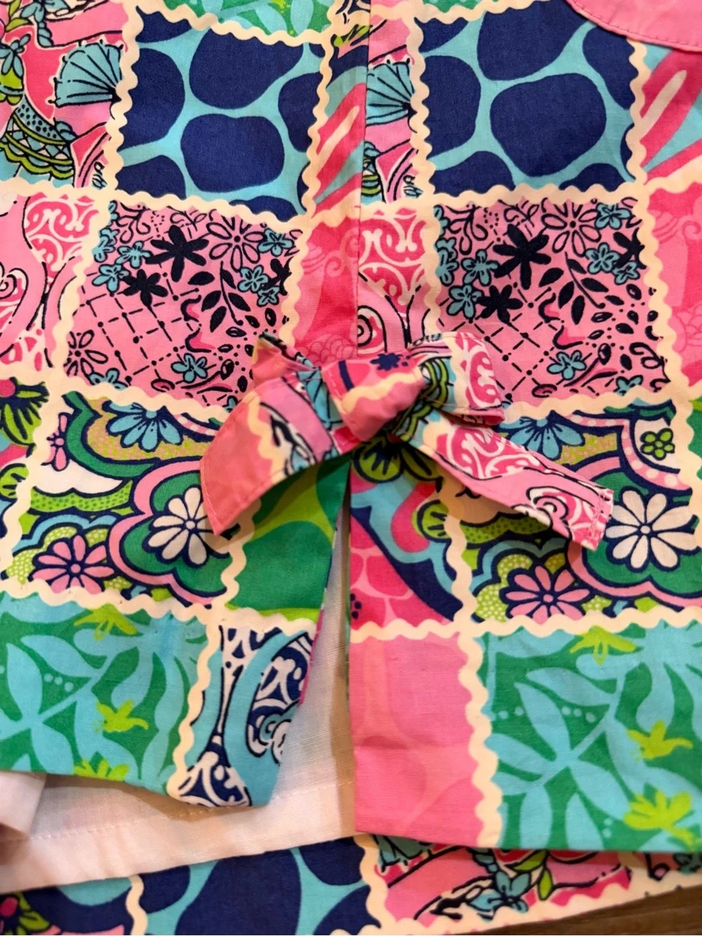 Lilly Pulitzer Little Lilly Classic Shift Dress Size 12 Multi Crazy Quilt 🆕🆕🆕🆕🆕🆕
